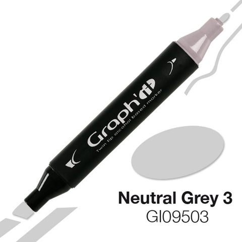GRAPH'IT MARQUEUR A ALCOOL 9503 NEUTRAL GREY 3