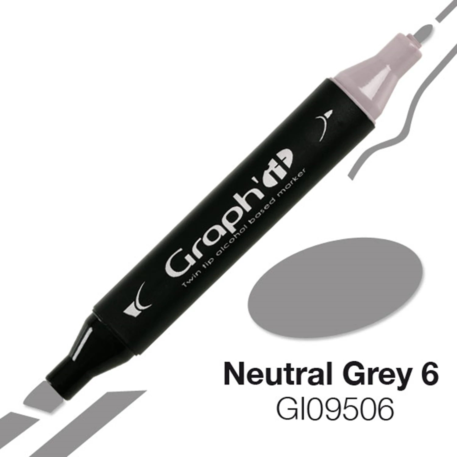 GRAPH'IT MARQUEUR A ALCOOL 9506 NEUTRAL GREY 6