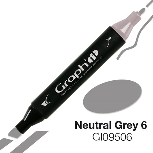 GRAPH'IT MARQUEUR A ALCOOL 9506 NEUTRAL GREY 6