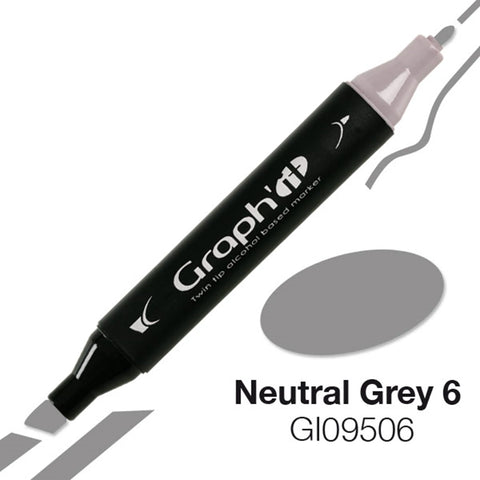 GRAPH'IT MARQUEUR A ALCOOL 9506 NEUTRAL GREY 6