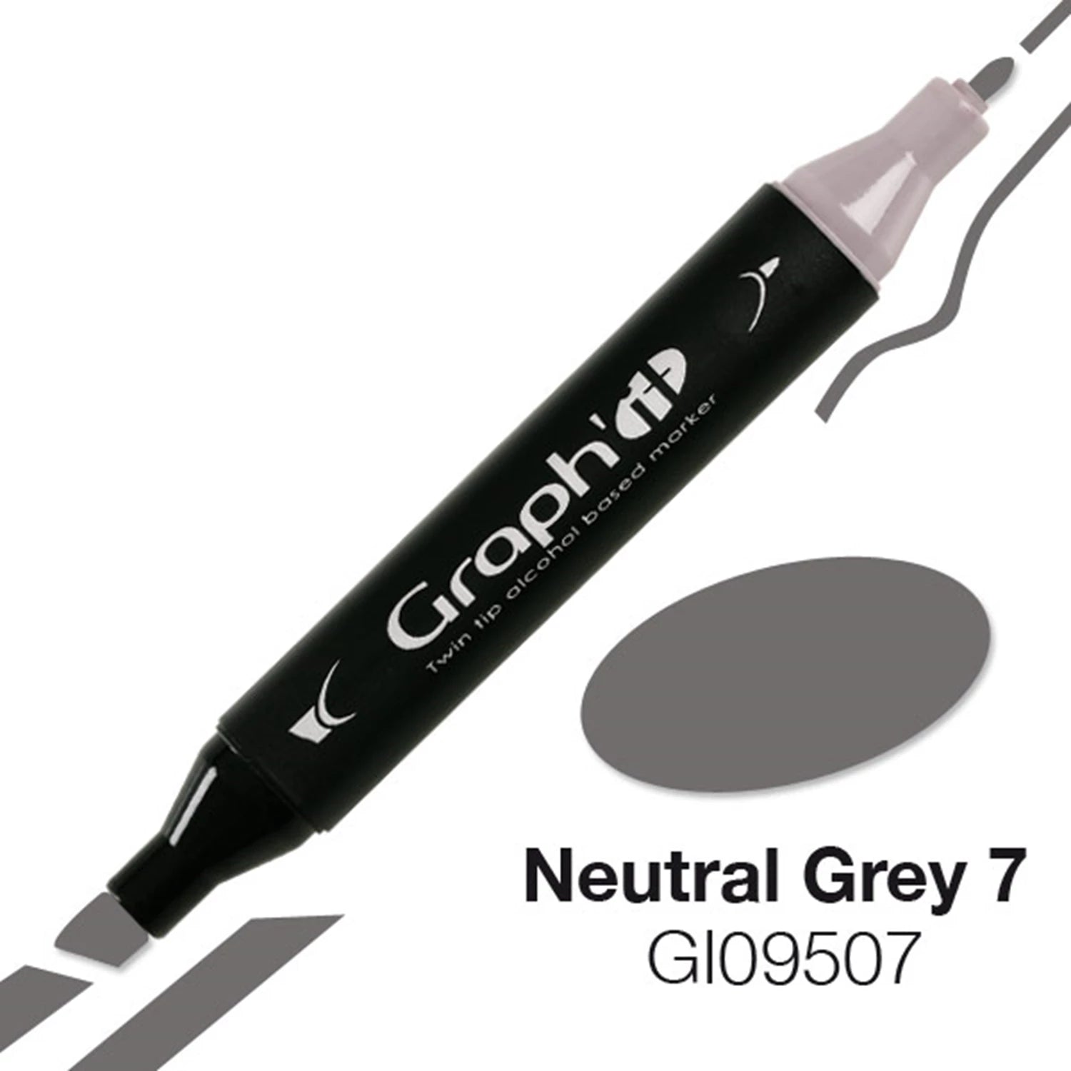 GRAPH'IT MARQUEUR A ALCOOL 9507 NEUTRAL GREY 7