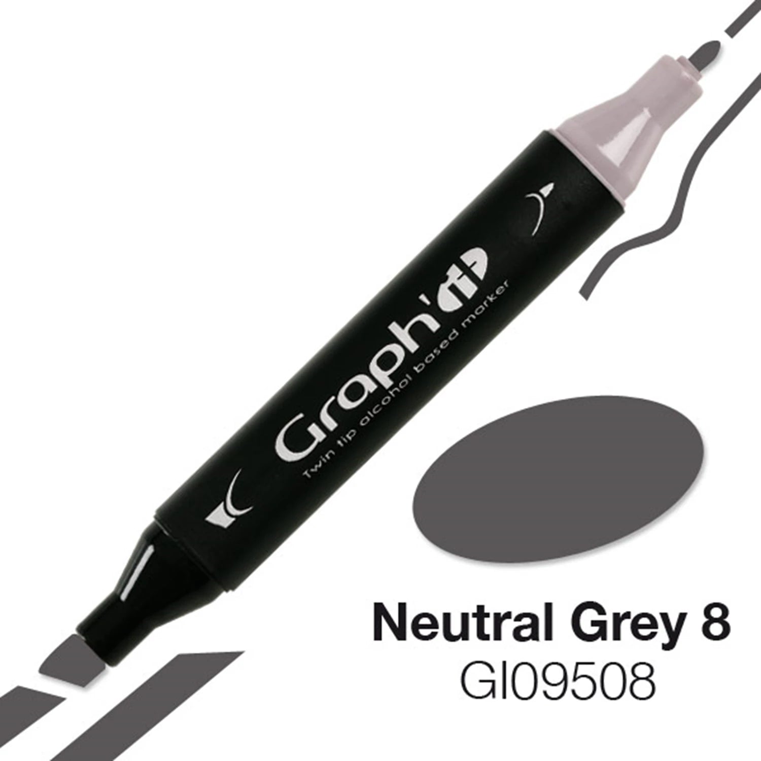 GRAPH'IT MARQUEUR A ALCOOL 9508 NEUTRAL GREY 8