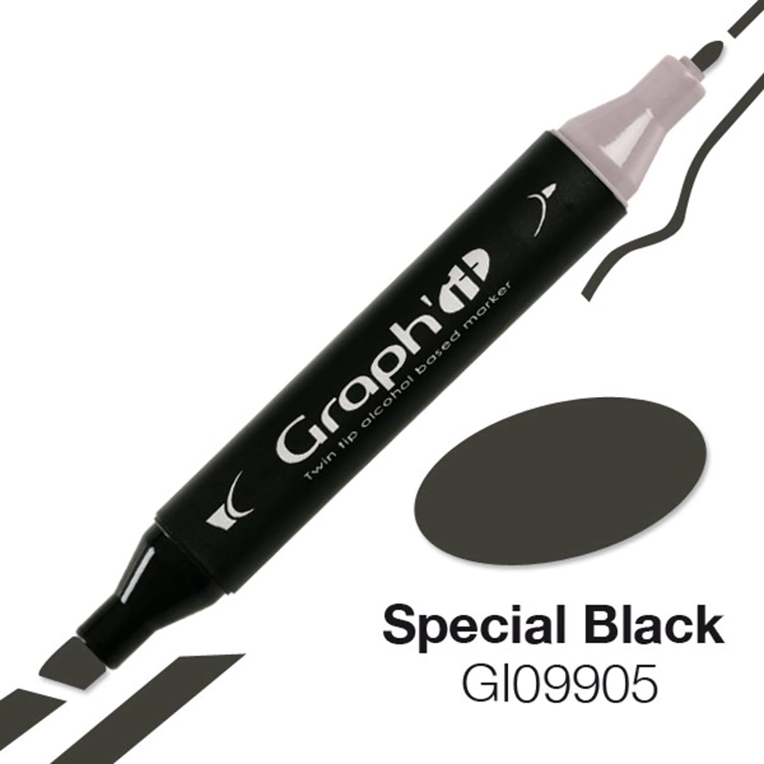 GRAPH'IT MARQUEUR A ALCOOL 9905 SPECIAL BLACK