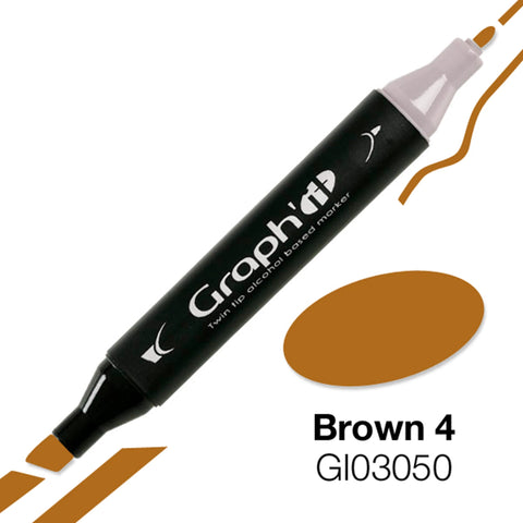 GRAPH'IT MARQUEUR A ALCOOL 3050 BROWN 4