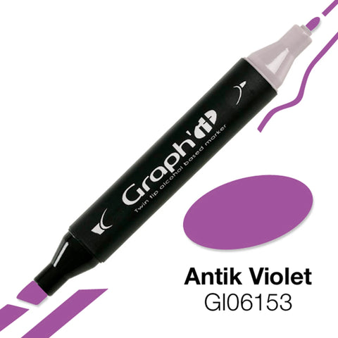 GRAPH'IT MARQUEUR A ALCOOL 6153 ANTIK VIOLET