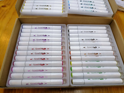 GRAPH'IT GO SET DE 48 MARQUEURS ACRYLIQUE COLORIAGE MYSTERE