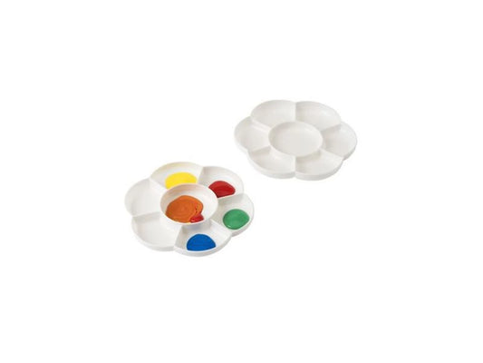 PALETTE PLASTIQUE MARGUERITE 7 ALVEOLES AVEC COUVERCLE