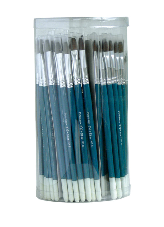 POT 144 PINCEAUX POILS PONEY TAILLES ASSORTIES