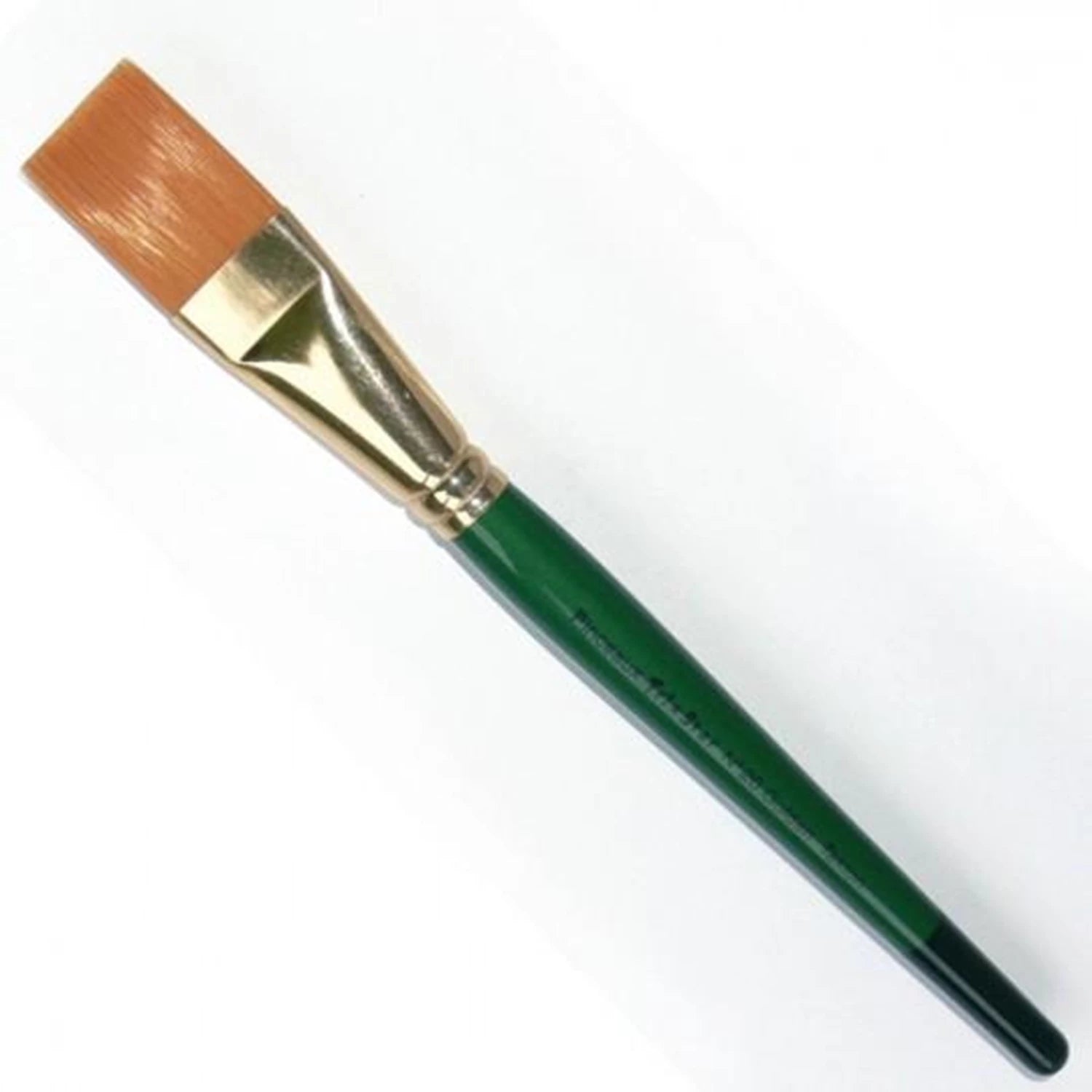 PINCEAUX SYNTHETIQUES PLATS N°10 MANCHE VERT