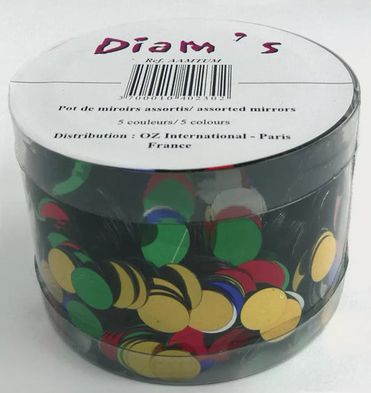 DIAM'S POT 5000 MIROIRS RONDS ASSORTIS