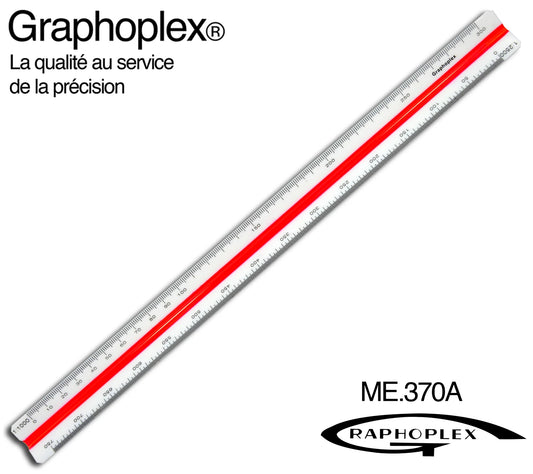 REGLE DE REDUCTION TRIANGULAIRE SUR CARTE 1/500 A 1/2500E 30