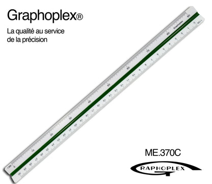 REGLE DE REDUCTION TRIANGULAIRE SUR CARTE 1/100 A 1/500E 30C