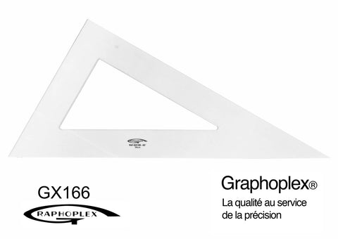 EQUERRE 60° 3 BORDS DROITS 50CM