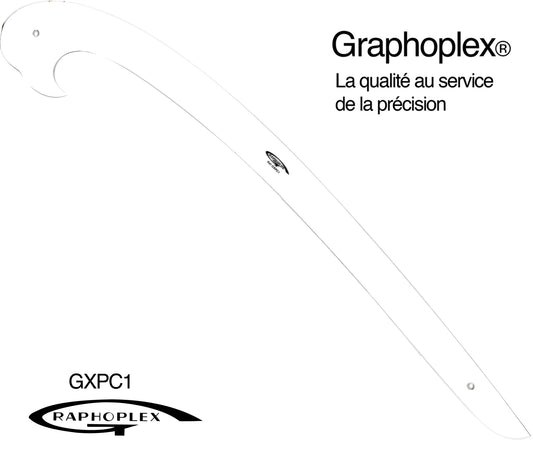 COURBE EN ALTUGLAS TRANSPARENT 70CM