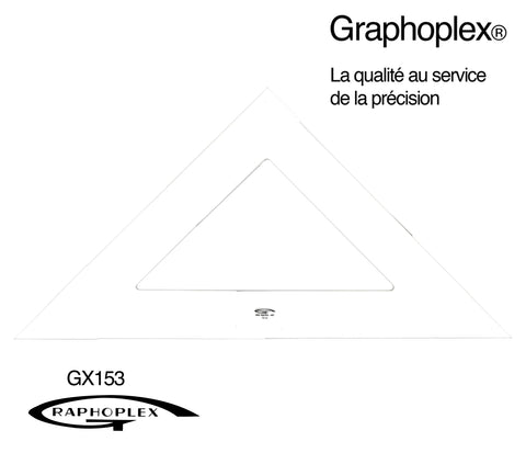 EQUERRE 45° 3 BORDS DROITS 70CM