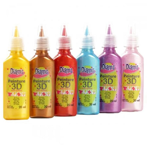 DIAM'S 3D MINI TOTAL FASHION 6 COULEURS NACREES