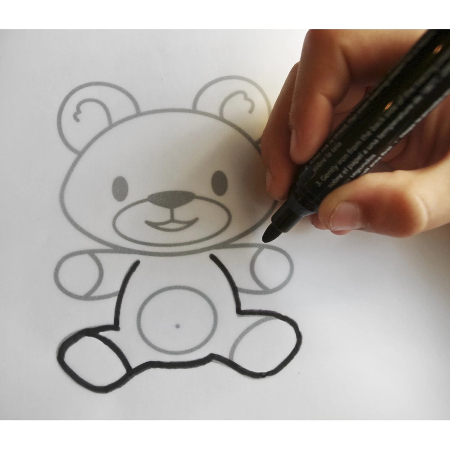 DIAM'S FEUTRE TRANSFERT TEXTILE NOIR