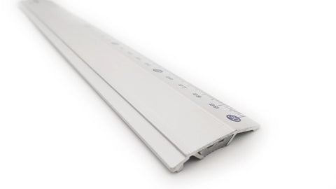 REGLE ALUMINIUM ANTIGLISSE 30CM