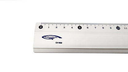 REGLE ALUMINIUM ANTIGLISSE 30CM