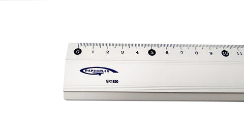 REGLE ALUMINIUM ANTIGLISSE 30CM