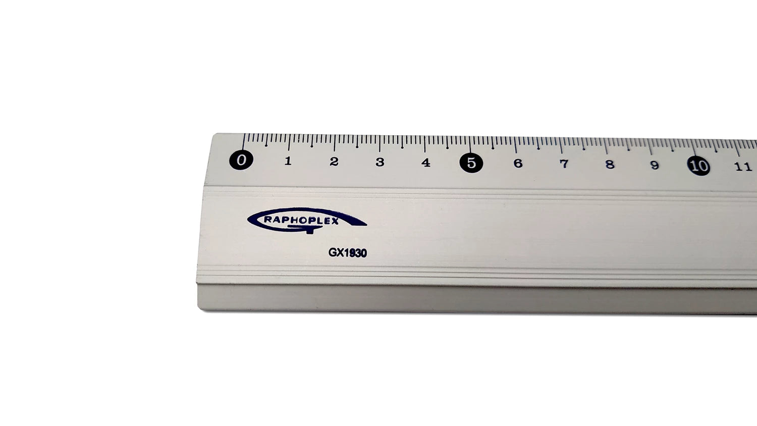 REGLE ALUMINIUM ANTIGLISSE 30CM