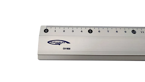 REGLE ALUMINIUM ANTIGLISSE 30CM