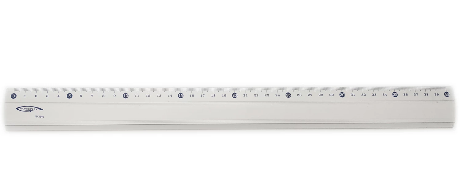 REGLE ALUMINIUM ANTIGLISSE 40CM