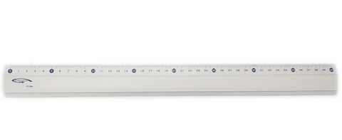 REGLE ALUMINIUM ANTIGLISSE 40CM