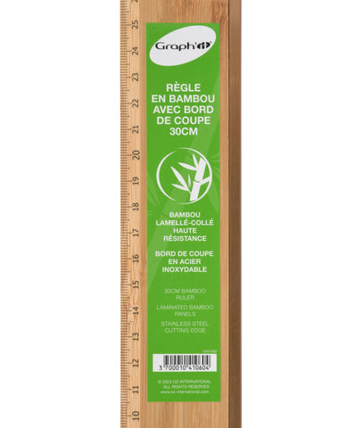 GRAPH'IT REGLE DE COUPE EN BAMBOU 30CM