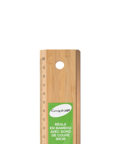 GRAPH'IT REGLE DE COUPE EN BAMBOU 50CM