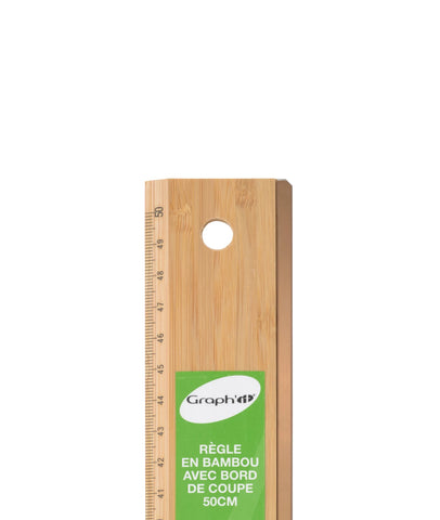 GRAPH'IT REGLE DE COUPE EN BAMBOU 50CM