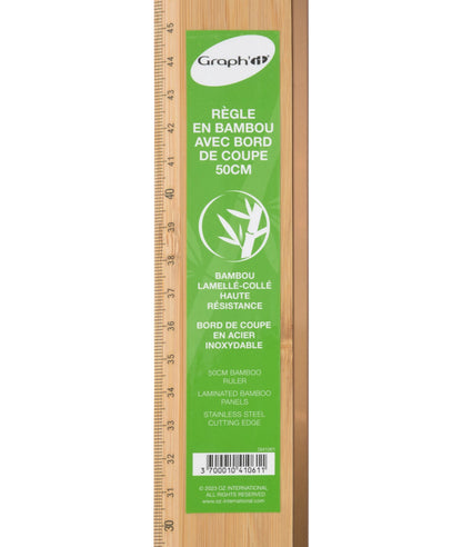 GRAPH'IT REGLE DE COUPE EN BAMBOU 50CM