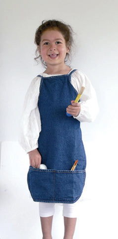 TABLIER EN JEAN MODELE ENFANT