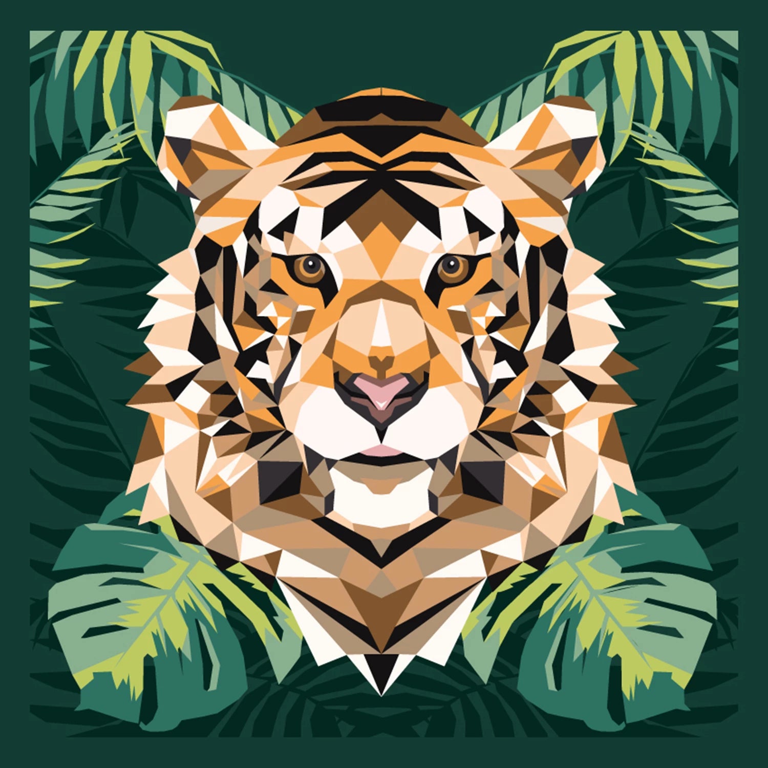 ENJOY ART PEINTURE N° 30X30CM TIGRE