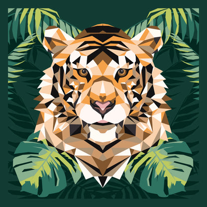 ENJOY ART PEINTURE N° 30X30CM TIGRE