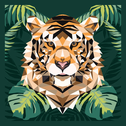 ENJOY ART PEINTURE N° 30X30CM TIGRE