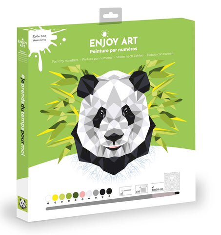 ENJOY ART PEINTURE N° 30X30CM PANDA