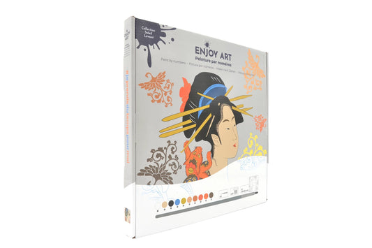 ENJOY ART PEINTURE N° 30X30CM SOLEIL LEVANT-MISAKI&CHAT