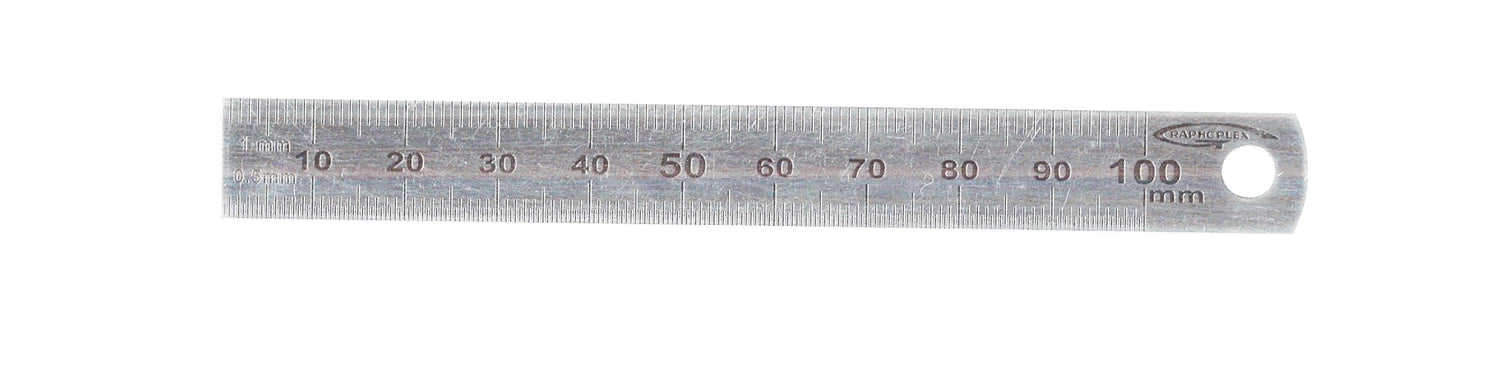 REGLET ACIER FLEXIBLE DOUBLE FACE EP = 0.5MM L = 13MM L = 10