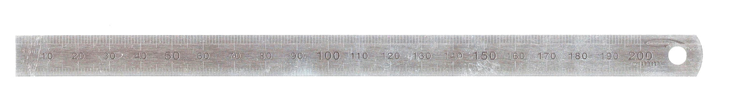 REGLET ACIER FLEXIBLE DOUBLE FACE EP = 0.5MM L = 13MM L = 20