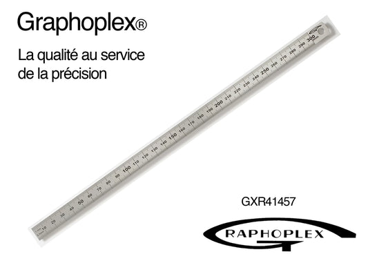 REGLET ACIER FLEXIBLE DOUBLE FACE EP = 0.5MM L = 13MM L = 30