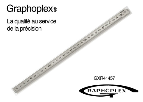 REGLET ACIER FLEXIBLE DOUBLE FACE EP = 0.5MM L = 13MM L = 30