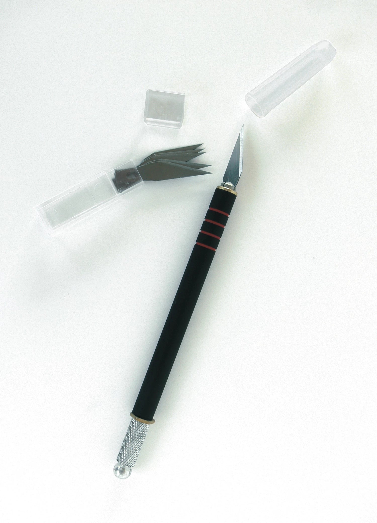 GRAPHO’CUT COUTEAU N°1 CORPS NOIR AVEC GRIP ANTI GLISSE AVEC