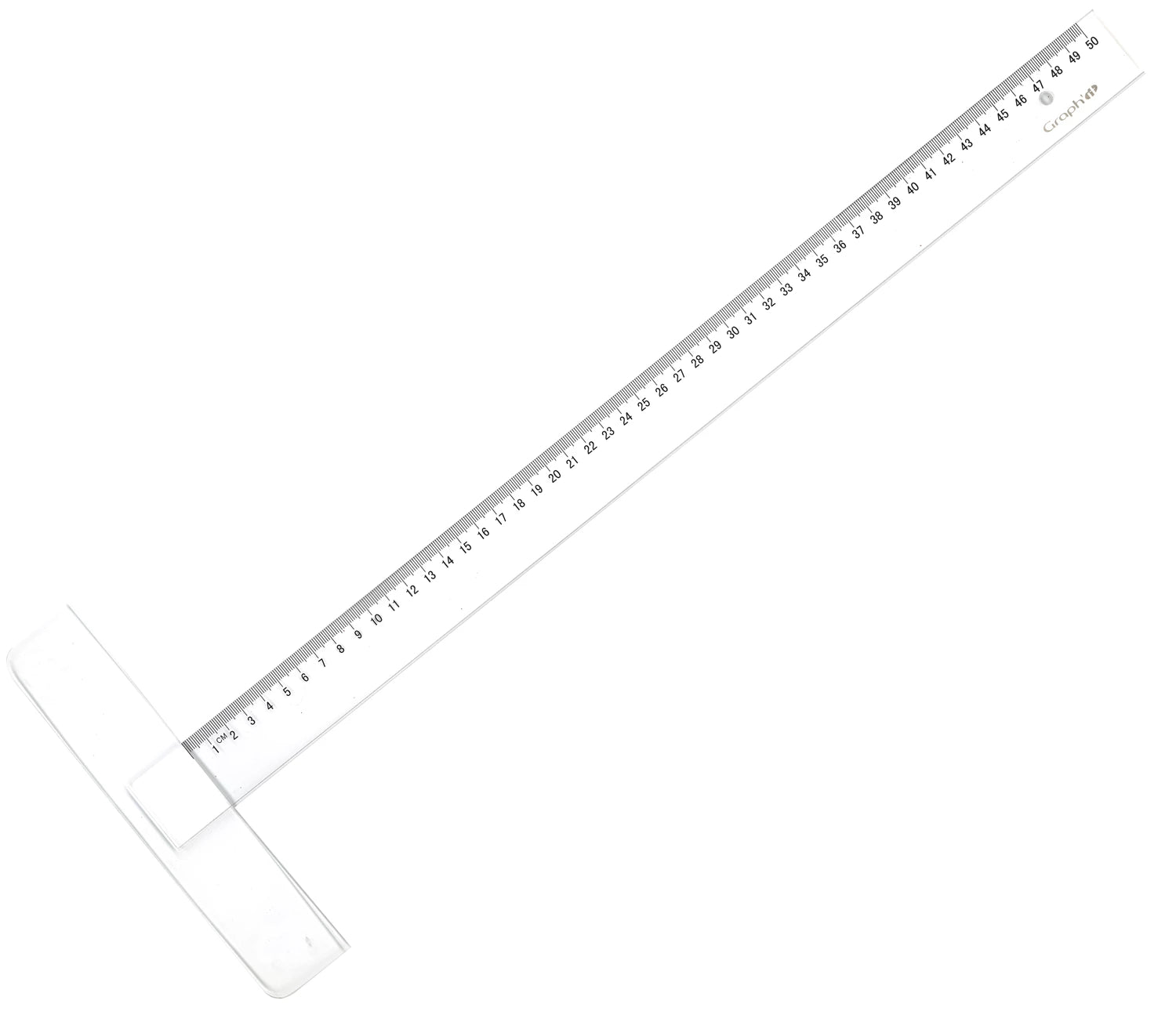 GRAPH'IT TE FIXE 1 BISEAU GRADUE, 1 BORD ANTITACHE 50CM