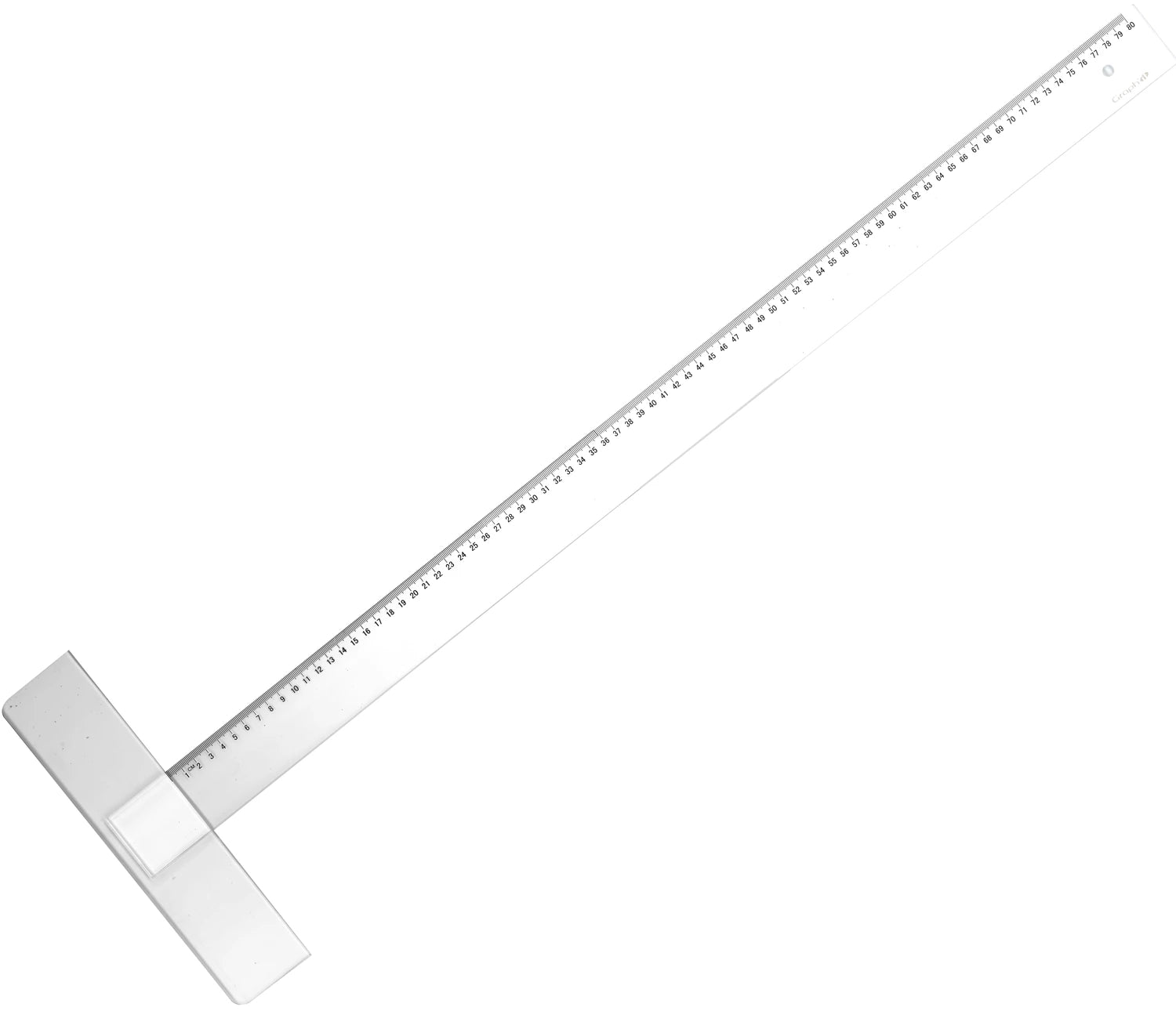 GRAPH'IT TE FIXE 1 BISEAU GRADUE, 1 BORD ANTITACHE 80CM