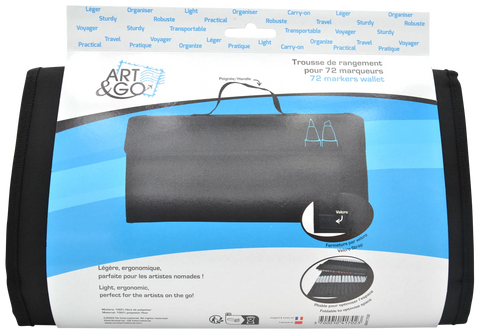 TROUSSE DE RANGEMENT CHEVALET POUR 72 MARQUEURS A ALCOOL