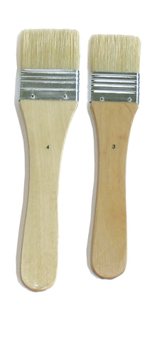 SPALTER SOIE DE PORC MANCHE EN BOIS NATUREL VERNI 45MM N°4