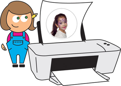 DIAM'S PLASTIQUE FOU 5 FEUILLES : BLANC IMPRIMABLE RECTO VER