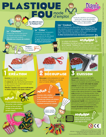 DIAM'S PLASTIQUE FOU : LOT DE 30 COULEURS ASSORTIES