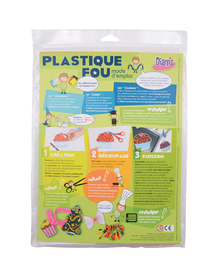 DIAM'S PLASTIQUE FOU : LOT DE 30 COULEURS ASSORTIES